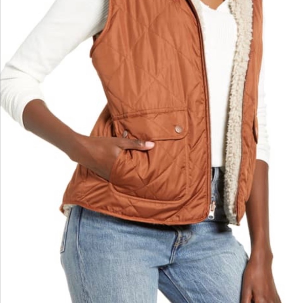 NWT Thread & Supply Reversible Vest